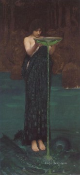 キルケ・インヴィディオーサ ギリシャ人女性 ジョン・ウィリアム・ウォーターハウス Oil Paintings